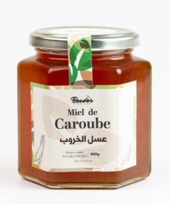 Miel de Caroube Pur - Richesse Naturelle et Bienfaits Santé 0,5 kg